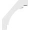 Ekena Millwork 5 1/2-in. W x 26-in. D x 30-in. H Merced Architectural Grade PVC Knee Brace BRCP055X26X30MRC - alternate 2